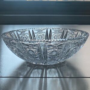 Vintage Cut Crystal Bowl